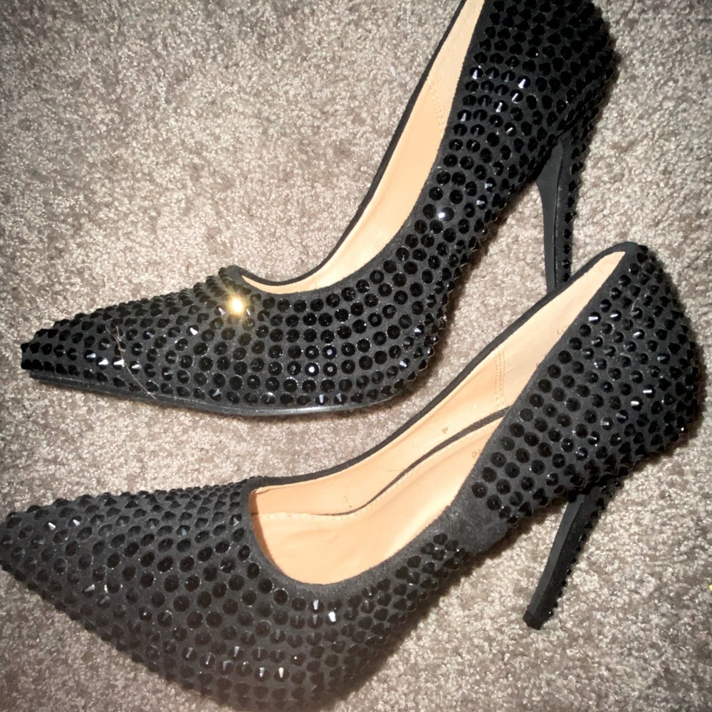 Black stilettos